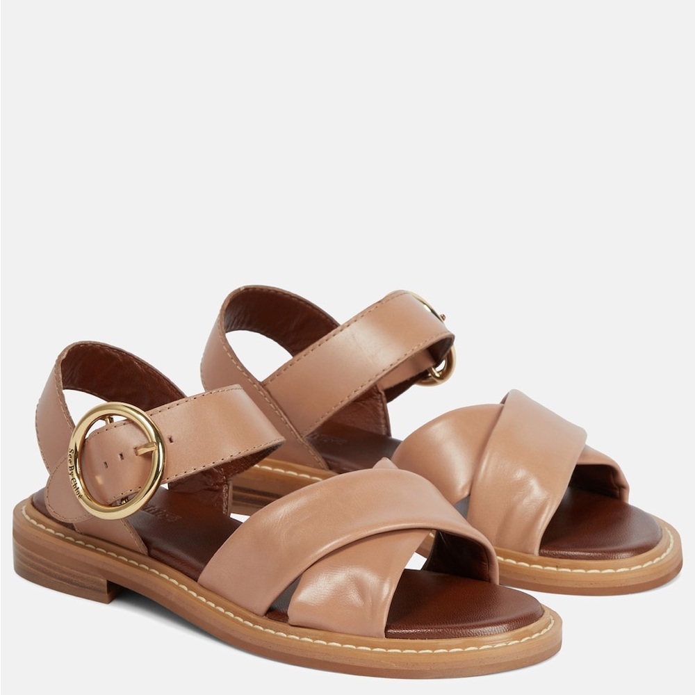 See by Chloé Lyna Leather Sandals